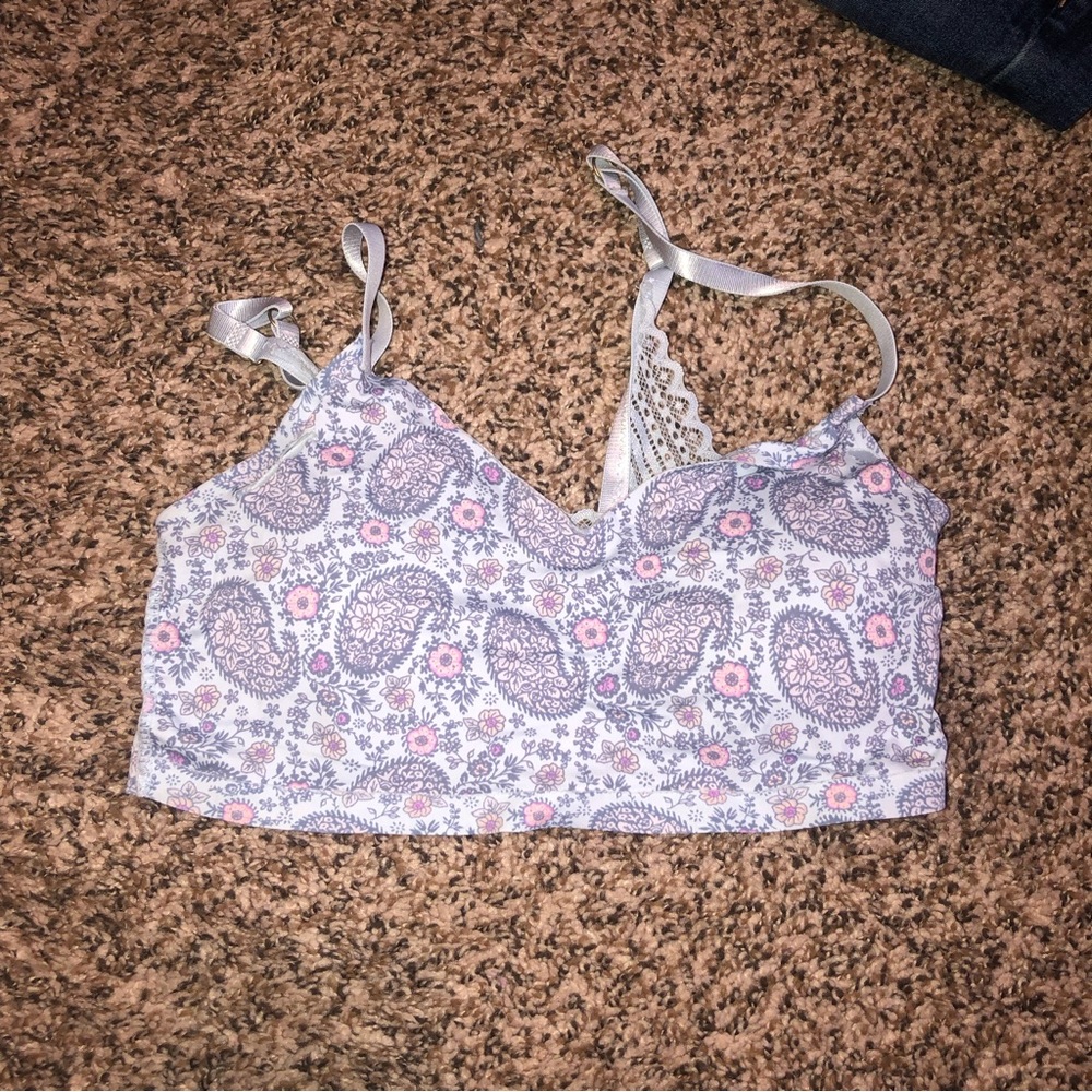 Jessica Simpson printed bra with pads